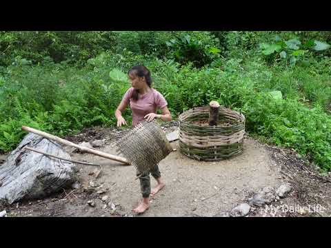 OFF GRID LIVING - The most eco-friendly small kitchen / My Daily Life Ep.16