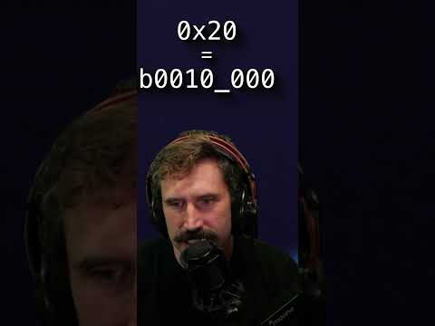 0X20 Is 32 Decimal by @ThePrimeagen