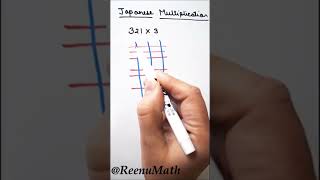 Japanese Multiplication Trick / How to Multiply / Multiplication Using Lines / Multiplication shorts