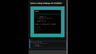 Python Coding Challenge ID 01140825
