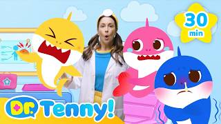 Please Help, Doctor Tenny! Baby Shark is Sick! | Compilation | Hospital Play | Hey Tenny!
