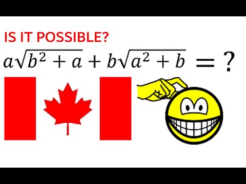 Solving a Canadian Olympiad Question!
