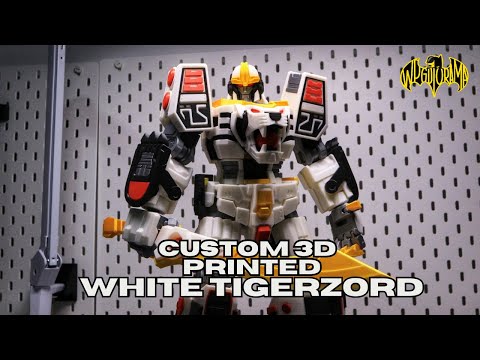 Build your own 3D printed White Tigerzord!