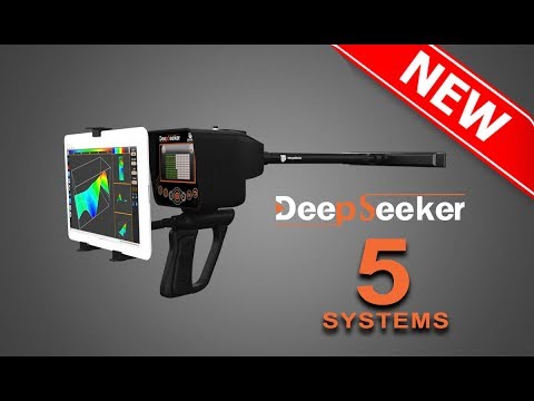 Ground metal and treasure detector -  Deep seeker device  5 systems