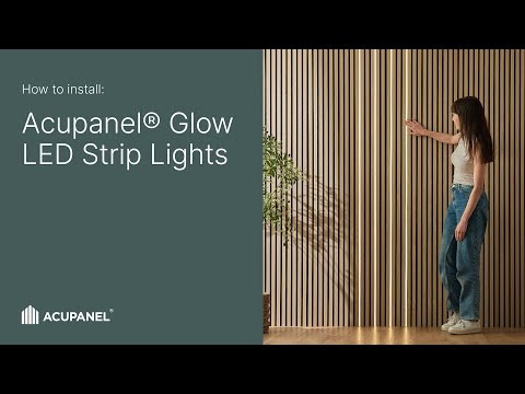 How to install the Acupanel® Glow LED Strip Lights