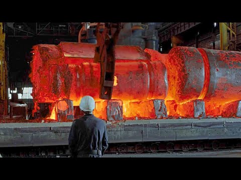 Extra Heavy Duty Biggest Steel Hydraulic Forging Process - Huge Crankshaft Manufacturing Technology