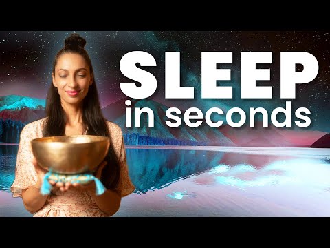 SLEEP IN SECONDS | Reset The Vagus Nerve | Sound Bath Healing Meditation