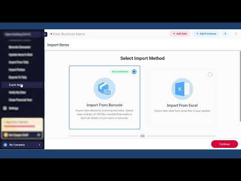 Import Data from Vyapar to Raseed | Free Billing Software for Businesses -Raseed Billing Software.