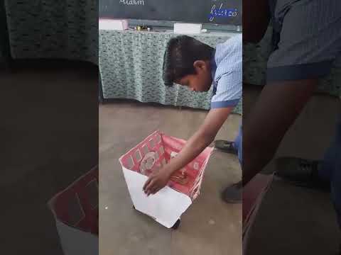 🛒 Witness the brilliance of our students as they unveil their latest creation: the smart trolley!
