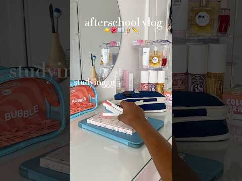 after school vlog #asmr #routine #viral #preppy #algorithm #aesthetic #itgirl #roomdecor #girly #fyp