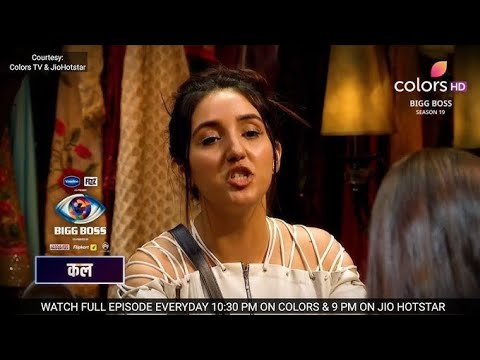 Big Boss 19 - PROMO episode 31 ashnoor ka futa gussa 