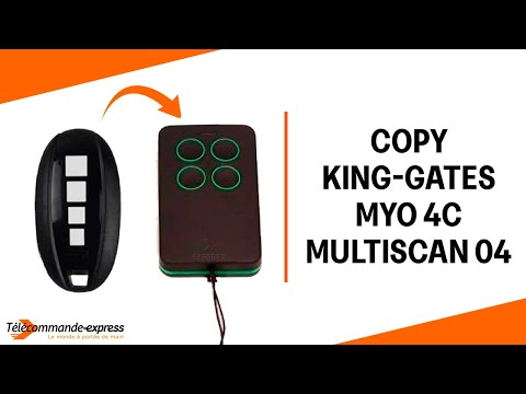 How to Copy a KING-GATES MYO 4C Remote to a MULTI SCAN 04 Cloning Remote