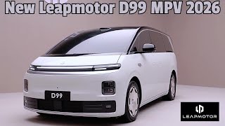 First Look | Leapmotor D99 MPV 2026 | Close-up Details. Exterior Design