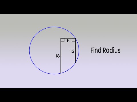 Find Radius. | An unexpected solution.