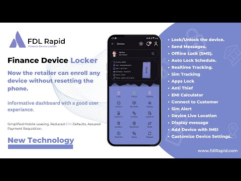 How To Enroll Device with FDL Rapid, Now retailer can enroll any device without resetting the phone.