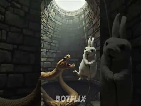 “Rabbit Fights Giant Snake to Save Baby – Emotional Short Story”