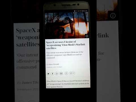 SpaceX identified that Ukraine is using Starlink satellite for weaponising it's internet via drones!