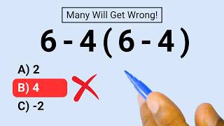 Only 1% Get This PEMDAS Question Right!