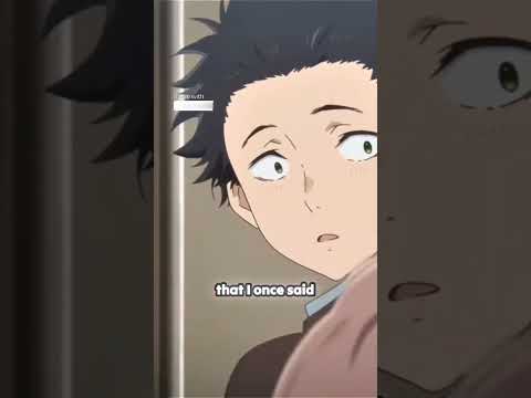 [Anime silent voice]Did you know that in A silent voice (#animeshorts #anime #sad )