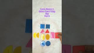 Learn Shapes & Colors Name #learning #shape #colors #funactivity #learningactivitiesforkids #clay