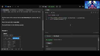 Pandas Power-Up: Step-by-Step Data Manipulation with #leetcode  584 Solution 🐼💡