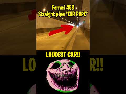 LOUDEST Ferrari 458 in the WORLD!! Headphone users beware!!!