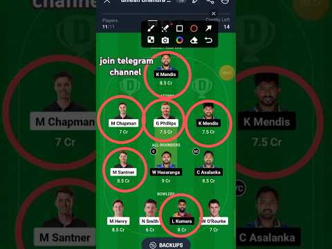 NZ vs SL ODI match dream11team/#dream11#grandleaguewon#nzvssldream11prediction#nzvssldream11team