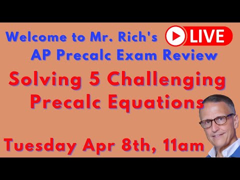 AP Precalc - 5 Difficult Equations Solved!