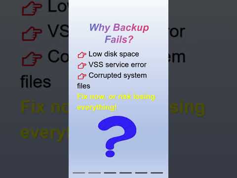 [SOLVED] System Image Backup Failed in Windows 10/11 #aomeibackupper #windows11 #systemofadown