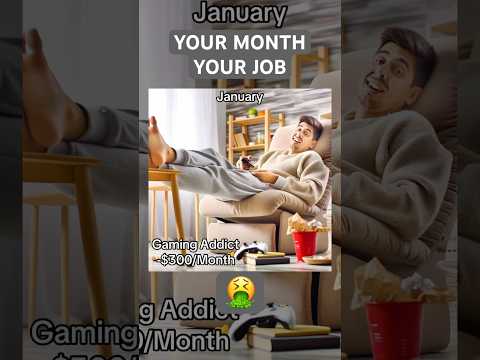 YOUR MONTH YOU JOB#shortvideo #shorts #job #calendar #month #challenge #facts