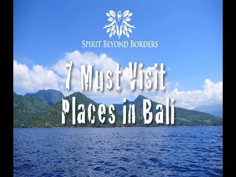 7 BEST PLACES to visit in Bali