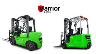 Lithium Electric Forklift Case Study UK | Warrior Doors Improves Warehouse Efficiency