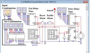 Circuit Maker Alarm System Sample 4