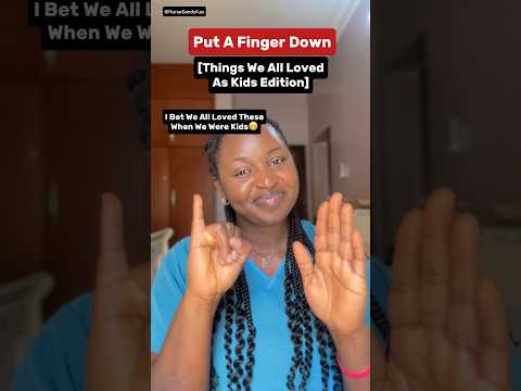 Put a finger down, Things we all loved as kids edition #shorts #fingerdown #putafingerdown