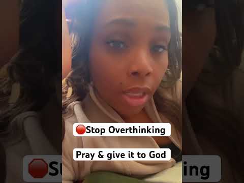 📌Overthinking can cause stress , pray & give it to God #prayer #changes #things #fyp #fypviral 🙏🏻