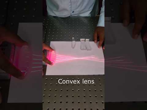 Convex and concave lens and plano-convex lens Plano-concave lens #experiment #shorts #youtubeshorts