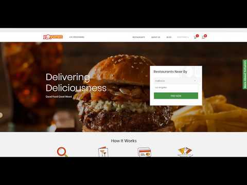 How does a YoYumm Powered Online Food Delivery System Work?