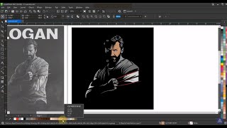 X-Man Super Speed Art in Coreldraw -Learn corelDRAW with Ahsan Sabri