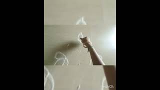 3*2 dots simple n easy rangoli #loveforrangoli #rangolitime #loveforrangoli