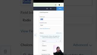 Radio button in zoho form #tutorial #education #techtutorials #zohotraining #zohotutorials #zohocrea