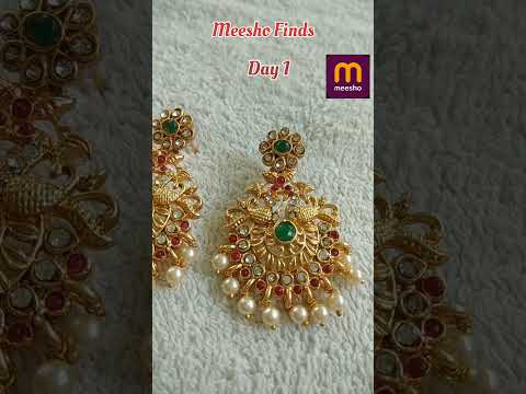 Must Have Ethnic Earrings under ₹150 #shorts #shortsvideo #youtubeshorts #meesho #viralshorts #haul