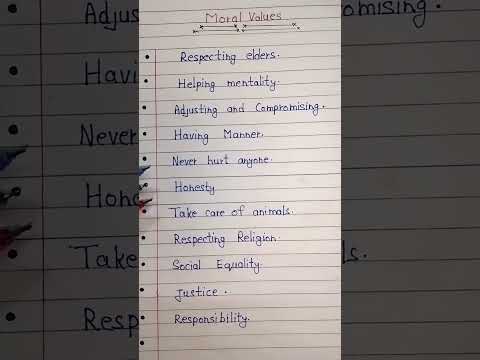 Important Moral values for  Students || Moral values for kids || smart study by Abhishek