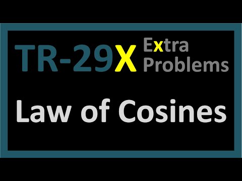 TR-29X: The Law of Cosines (Trigonometry series by Dennis F. Davis)