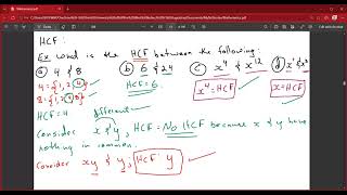 Math - Algebra (Factorization HFC Method)