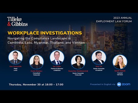 [EN] 2023 Regional Employment Law Forum: Workplace Investigation in Southeast Asia