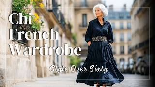 Parisian chic for senior women 🗼 timeless fashion with effortless French elegance