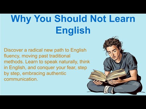 Why You Should Not Learn English🔥 | Basic English | English Fairy Story | English Story Reading