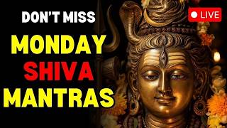 🔴 Monday Special Shiva Mantras to Clear Negative Energy | LIVE