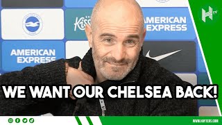 WE WANT OUR CHELSEA BACK! Maresca reacts to fan chants after Brighton thrashing