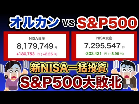 【 新NISA S&P500 終了のお知らせ】 オルカン にしておけばよかった… 【 60代 投資 老後資金 】